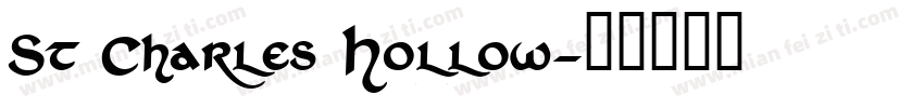 St Charles Hollow字体转换